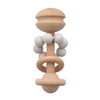 Bambino Elephant Teething Toy Grey - Just Blue or Pink