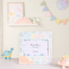 Petit Cheri Dinosaur Frame 6" x 4" - "Roar" - Just Blue or Pink