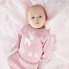 Dandelion Dusky Pink Knitted Reindeer Outfit - Just Blue or Pink