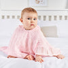 Dandelion Pink Knitted Poncho - Just Blue or Pink