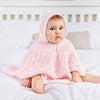 Dandelion Pink Knitted Poncho - Just Blue or Pink