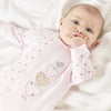 Dandelion Triple Hearts Sleepsuit - Just Blue or Pink