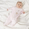 Dandelion Triple Hearts Sleepsuit - Just Blue or Pink