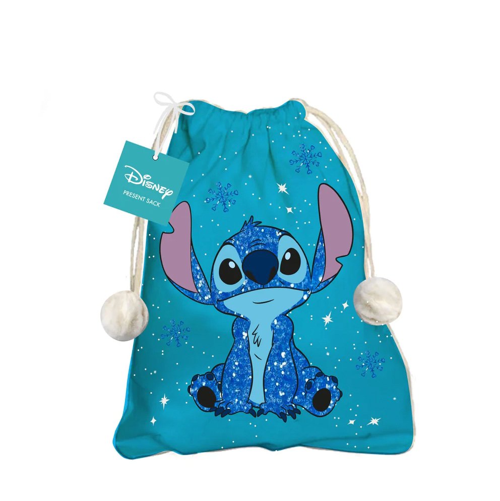Disney Stitch Santa Sack – Just Blue Or Pink - Main Image