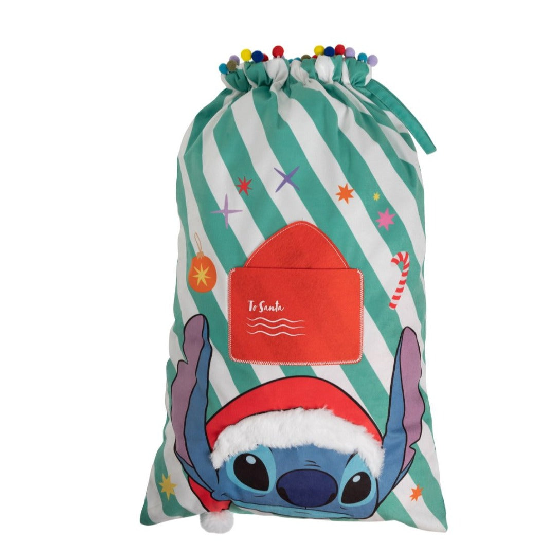 Disney Stitch with Letter to Santa Sack – Just Blue Or Pink