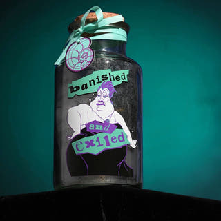 Disney Ursula Light Up Jar - Just Blue Or Pink