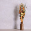 Hestia Dried Floral Bouquet 60cms - Orange - Just Blue or Pink