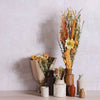 Hestia Dried Floral Bouquet 60cms - Orange - Just Blue or Pink