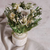 Hestia Dried Floral Bouquet 25cm - Natural - Just Blue or Pink