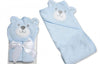 Blue Bear Hooded Towel - Just Blue or Pink