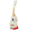 Kids Personalised Guitar with Stars - White - Just Blue or Pink