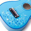 Kids Personalised Wooden Guitar with Stars - Blue