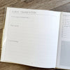 Linen 9 Months Pregnancy Journal