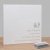 Linen Baby Record Book with Ink Pad