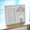 Little Man' Blue Frame with Macrame Rainbow - Just Blue or Pink