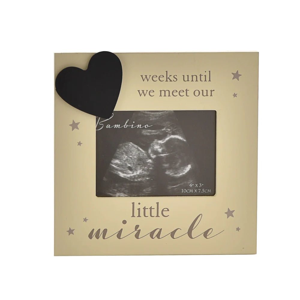 Countdown Scan Photo Frame | Little Miracle Picture Mount – Just Blue ...