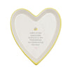 Love Life Heart Shaped Trinket Tray - Friendships - Just Blue or Pink