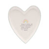 Love Life Heart Shaped Trinket Tray - Rainbows - Just Blue or Pink