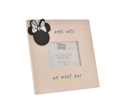 Minnie Mouse Countdown Scan Frame - Just Blue Or Pink