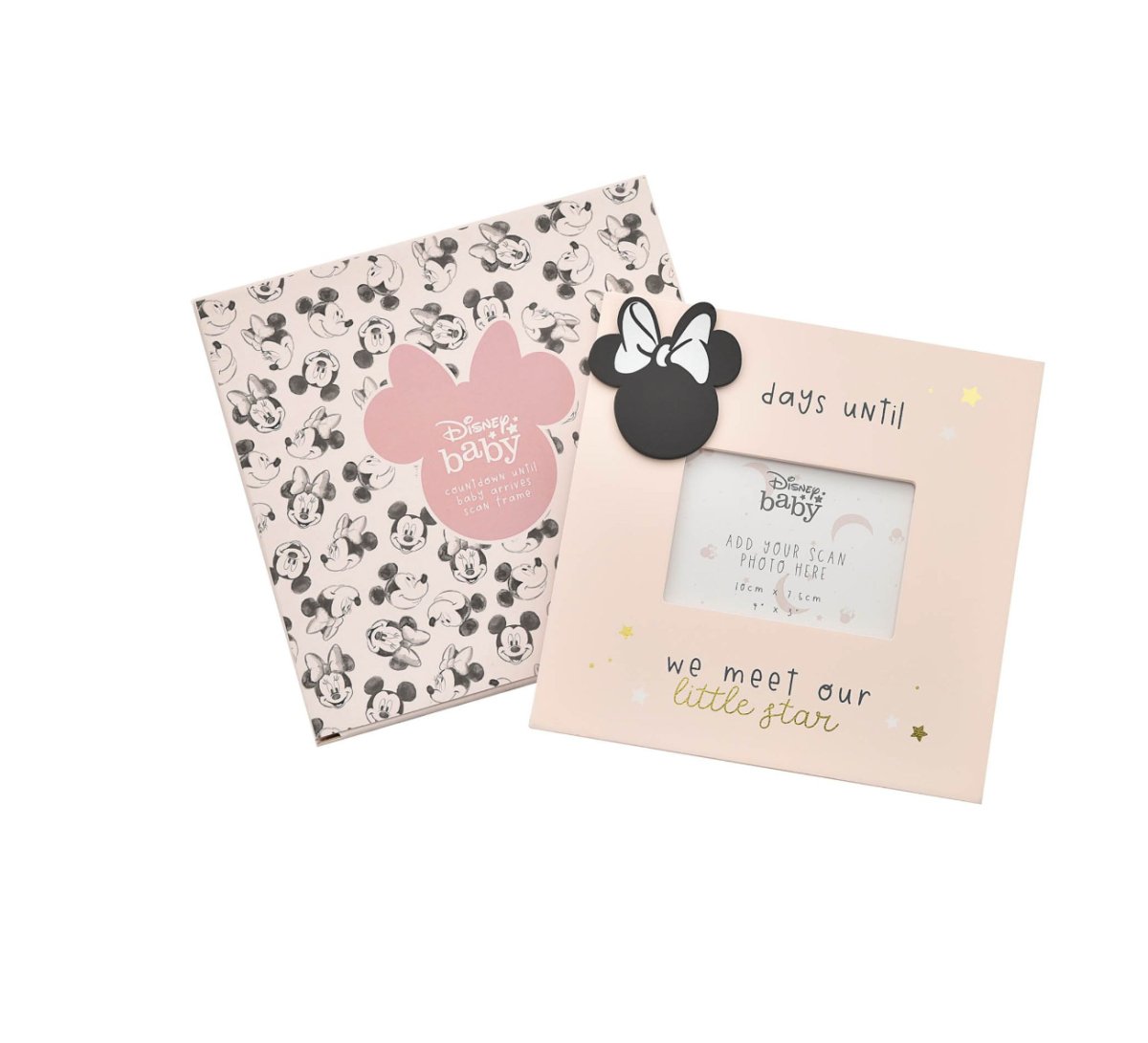 Pink Minnie Frame Pink Minnie Mouse Countdown Scan Frame|Perfect for Baby Girls Nursery