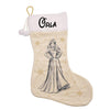 Personalised Aurora Christmas Stocking - Just Blue or Pink