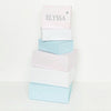 Personalised Aqua Baby Towel - Just Blue or Pink