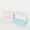 Personalised Aqua Baby Towel - Just Blue or Pink