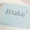 Personalised Aqua Baby Towel - Just Blue or Pink