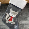 Personalised Baby Animal Stocking - Just Blue or Pink