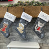 Personalised Baby Animal Stocking - Just Blue or Pink