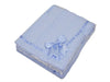 Personalised Baby Blue Blanket with Bow 