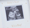 Personalised Baby It's Boy Scan frame - Just Blue or Pink