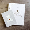 Personalised Baby Milestones Cards & Photo Album - Just Blue or Pink
