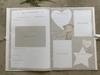 Personalised Baby Record Book - Gold Text - Just Blue or Pink