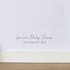 Personalised Baby Shower Cloud A4 Print - Just Blue or Pink