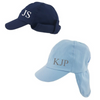 Personalised Baby Sun Hat with Neck Cover - Just Blue or Pink