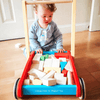 Personalised Baby Walker and Wooden Blocks - Just Blue or Pink