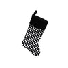 Personalised Black Knitted Stocking - Just Blue or Pink