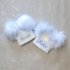 Personalised Blue Baby Pom Pom Hat - Just Blue or Pink