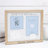 Personalised Blue Hand Print and Photo Frame - Just Blue or Pink