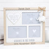 Personalised Blue 'Welcome To The World' Frame - Just Blue or Pink
