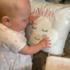 Personalised Cloud Cushion - Just Blue or Pink