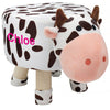 Personalised Cow Stool - Just Blue or Pink