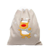 Personalised Deluxe Silver Grey Reindeer Santa Sack - Just Blue or Pink