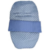 Personalised Dusky Blue Fleece Car Seat Footmuff - Just Blue or Pink