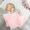 Personalised Elephant Baby Comforter - Pink - Just Blue or Pink