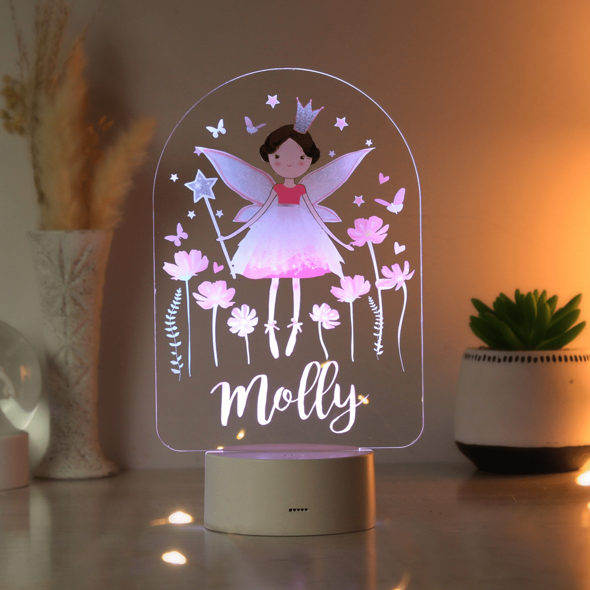 Personalised Roarsome Dinosaur Colour Changing Night LED Light