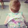 Personalised Flamingo Mini Backpack - Just Blue or Pink