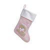 Personalised Fluffy Teddy Bear Stocking - Just Blue or Pink