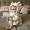 Personalised Giraffe Dressing Gown - Just Blue or Pink